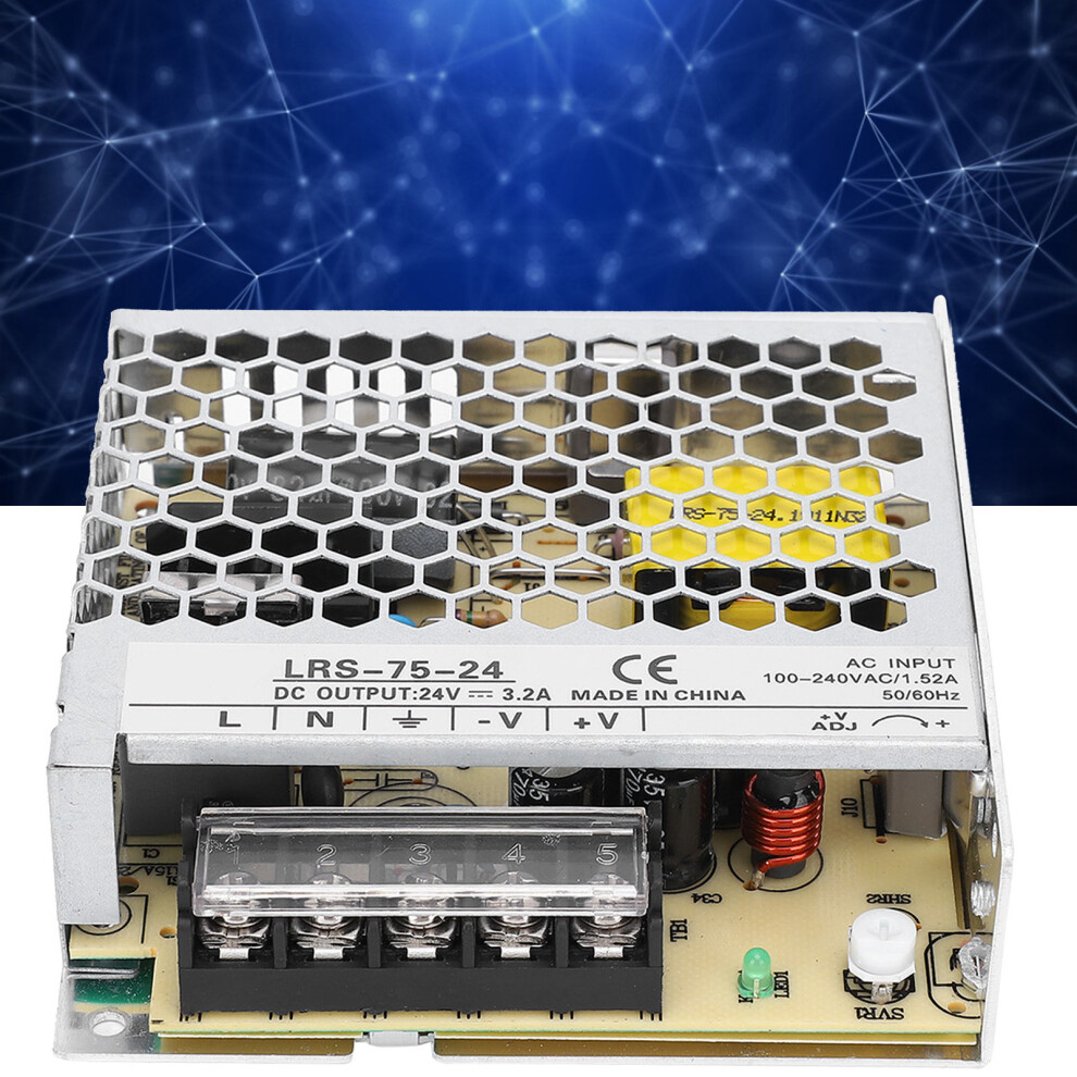 75W Led Power Supply Transformer 12V/24V Aluminum Enclosure 4691379045448