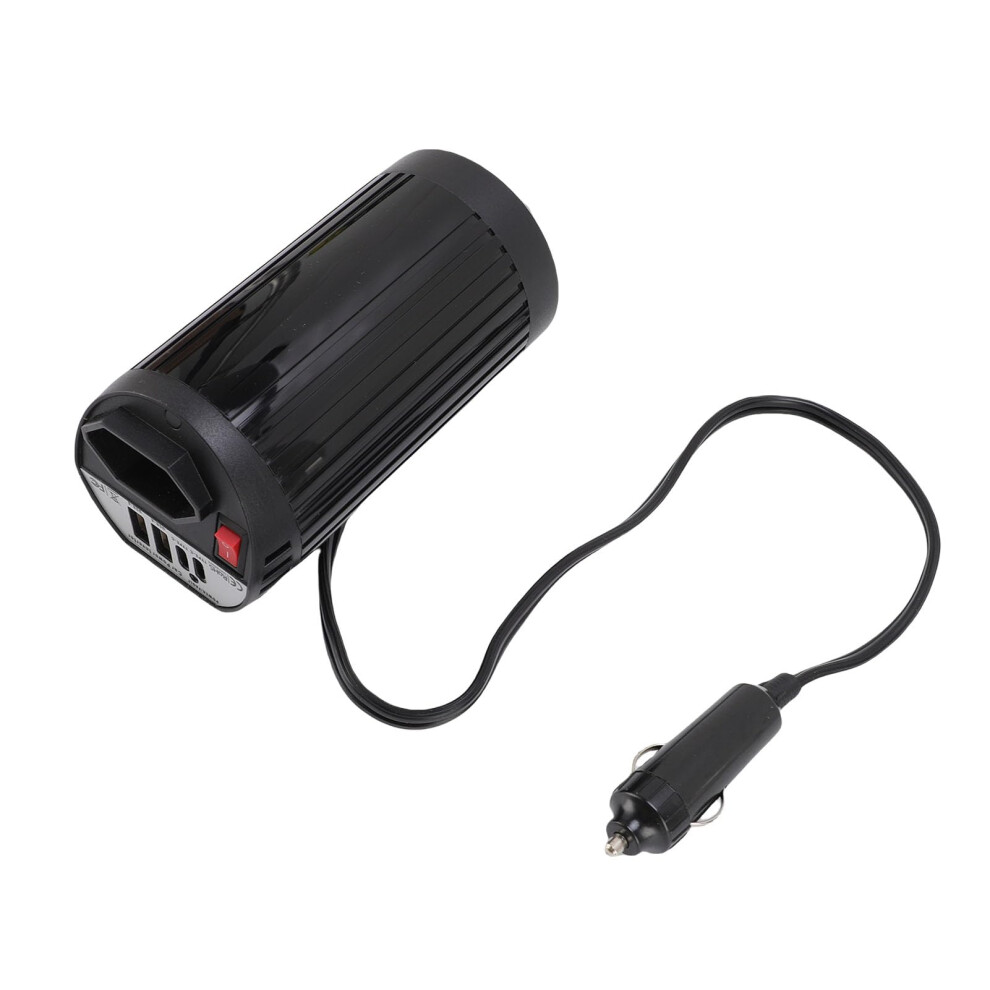 200W Car Power Inverter Dc 12V To Ac Converter With Usb And Dual Typec Fast Charging Ports 9382693161499