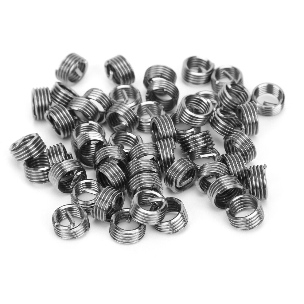 Helical Type Thread Repair Insert Kit Stainless Steel Automotive Repairs Wire Thread Insert Kit Internal Thread Fastener Anti Loosening Inserts Wear 9464372446636