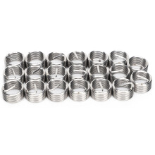 Insertos de rosca de arame para reparo de roscas, insertos de aço inoxidável resistentes a altas temperaturas com elasticidade, ferramenta de