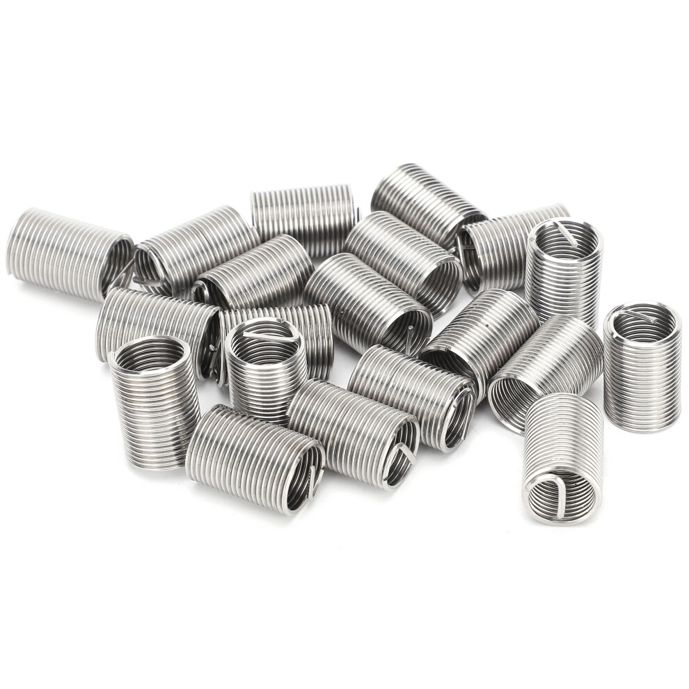 20Pcs M12 X 1.25 Sus304 Thread Repair Sleeve, 14.3-14.8Mm Outside 7891379046712