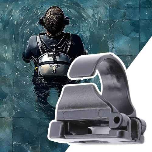 Snorkeling Automatic Buckle Goggle, Snorkel Keeper, Replacement Clip for Diving 1
