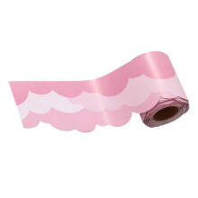 Clouds Border Sticker Classroom Bulletin Board Border Decal Pink Cloud Shaped For Blackboard Notice Boards Home Decor