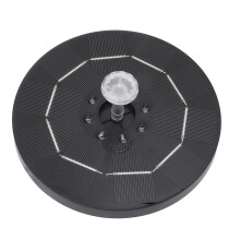 Round Solar Fountain with 120cm Head, 3000mAh LEDLights