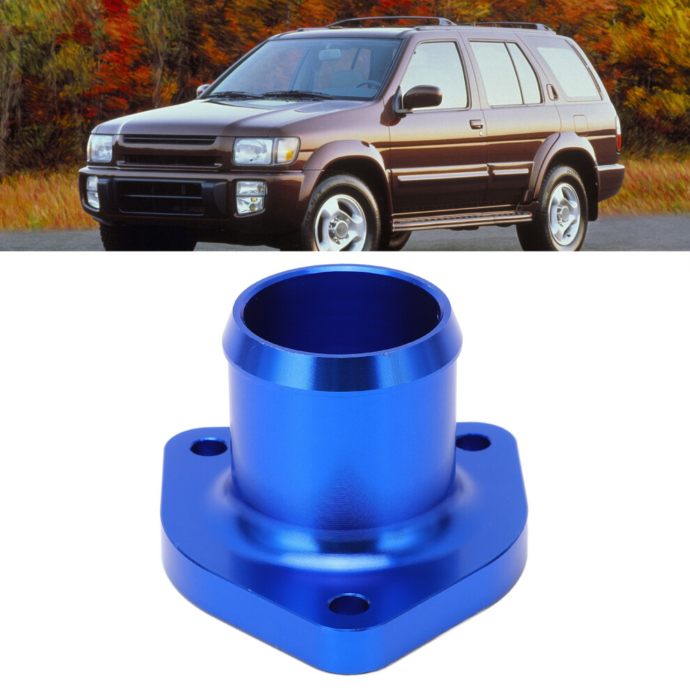 6061 T6 Aluminum Thermostat Housing For Ford Powerstroke 7.3L 1999-2003 Blue 5021375309951