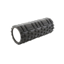 Foam Roller Deep Tissue Massage, 3 In 1 Trigger Point EVA Roller, 33x14cm Black, Back Legs Gym Pilates Yoga Physio