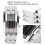 Waterproof LED Electronic Watch Silver S: Binary Display Arc Design 4