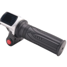 48V Elektrische Fiets Scooter Snelheid Gashendel LCD Display met Schakelaar EBike Twist Throttle Accelerator Stuurgreep