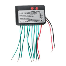 DC12V-24V Sterownik Taśmy Świetlnej LED Jump Water Burst Flash Horse Sign Luminous Word Exposed Light Box Sterownik RGB 9CH