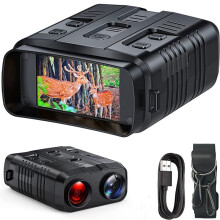 R19 Digitales Nachtsichtfernglas 4K 1080P Infrarot-Nachtsichtbrillenrekorder 300 M für die Jagd im Freien Beim Camping