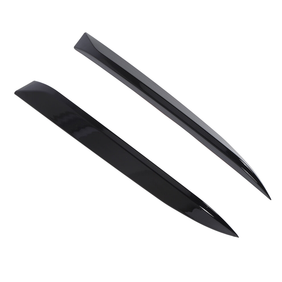 Glossy Rear Window Side Spoiler For X6 E71 E72 2008-2014 Black 8021383365816