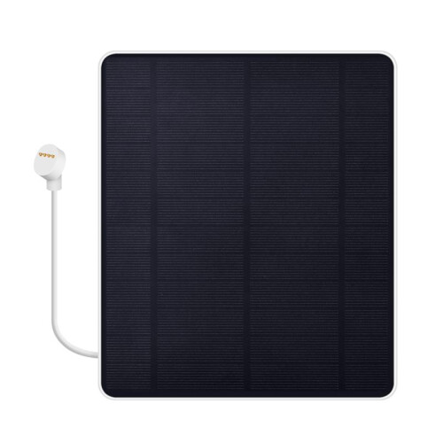 5W Solpanel för Säkerhetskamera med Förlängningskabel IP65 Vattentät för  Camera