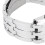 Waterproof LED Electronic Watch Silver S: Binary Display Arc Design 5