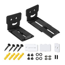 2 Stuks Luidspreker Wandmontage Zwevende Rek voor Thuisbioscoop, Uitschuifbare Arm Zwevende Hangers voor  voor  Soundbar Luidspreker A