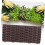 Balcony Planter Box Side Panel for Vegetables and Flowers, Durable Lightweight Plastic, Easy Install 5