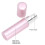 5pcs Aluminum Refillable Perfume Spray Bottles 5ml Pink Portable Atomizer 6