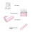 5pcs Aluminum Refillable Perfume Spray Bottles 5ml Pink Portable Atomizer 5