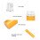 Aluminum Refillable Perfume Atomizer 5ml x 5pcs Gold Portable 6