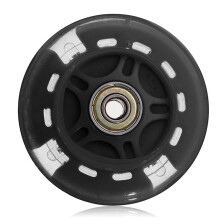 Luminous Roller Flash Wheel For Mini Scooter And Roller Skating Mute Wheel Flashing Light Black