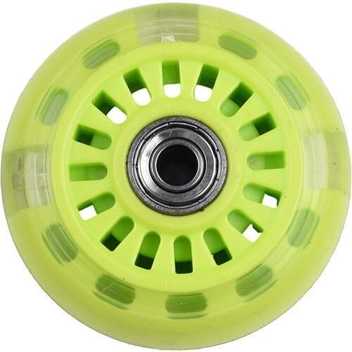Luminous Roller Flash Wheel For Mini Scooter And Roller Skating Mute Wheel Flashing Light Black 1