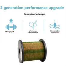 1000m Onzichtbare Vislijn Speckle Fluorocarbon Coating Lijn Vliegvisserslijn Spotted Carp Fluorocarbon Lijn N