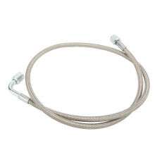 Durable Turbo Oil Feed Line 4AN 90 Stainless Steel Hose 36 Inch