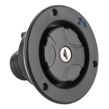 Leakproof Gravity Freshwater Inlet Cap for RVs Includes 2 Keys 1.6in Connector