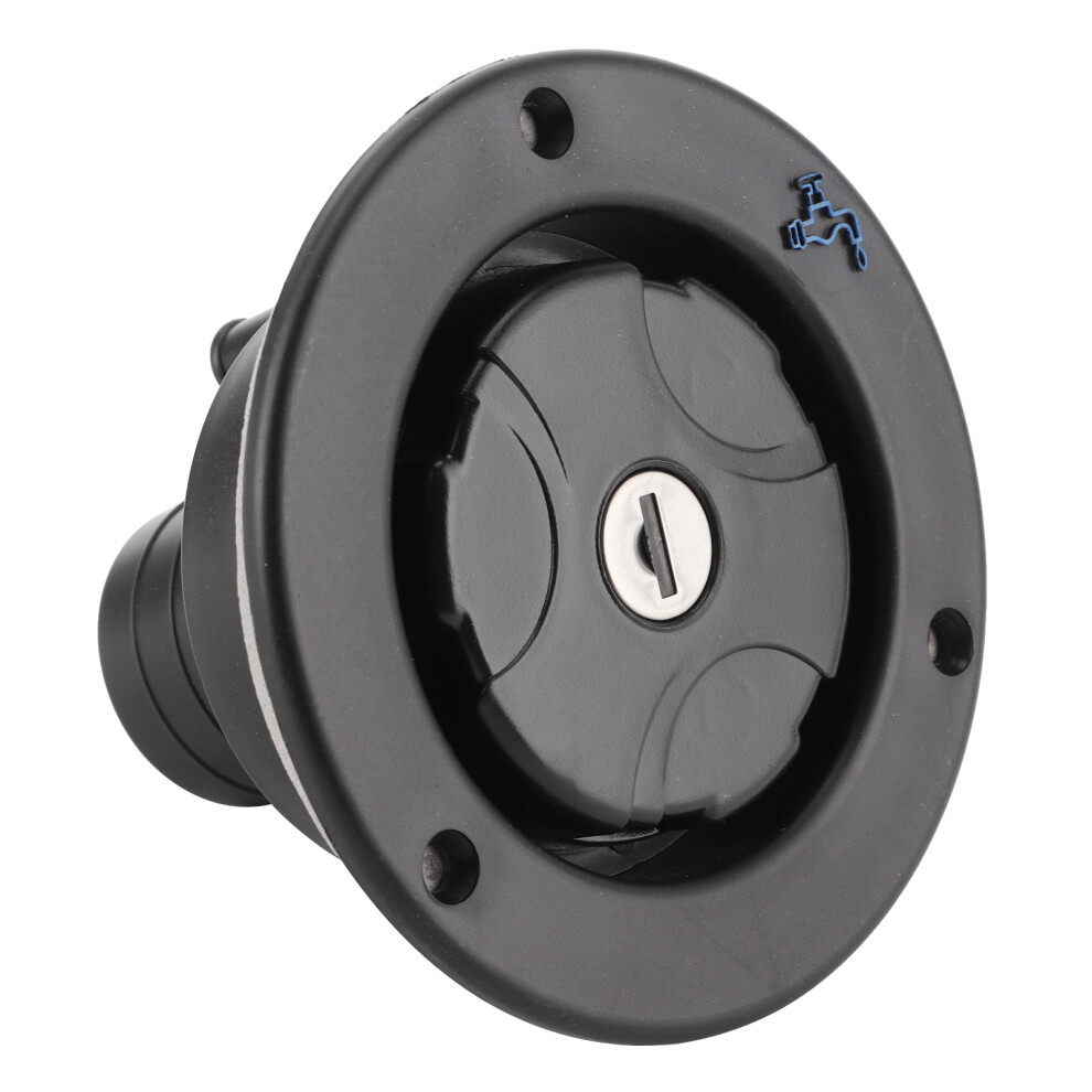 Leakproof Gravity Freshwater Inlet Cap For Rvs Includes 2 Keys 1.6In Connector 4141379051869