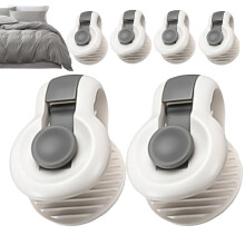 Duvet Corner Clip 6 Pack Duvet Cover Clips For Slipping Prevention On Grey Covers With Multiple Functions