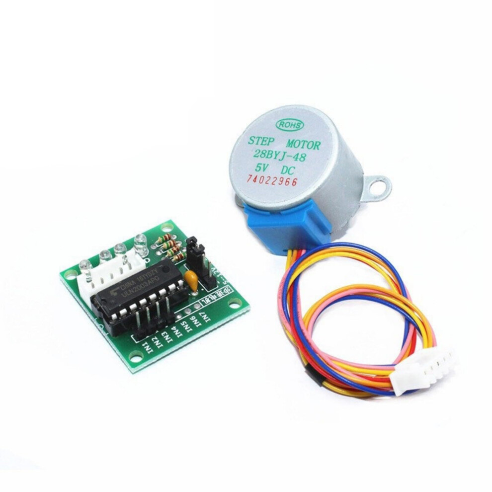 5V 4 Phase Stepper Motor With Driver Board, 30.8Mm Diameter, Precision Control For Automation 9174973633365