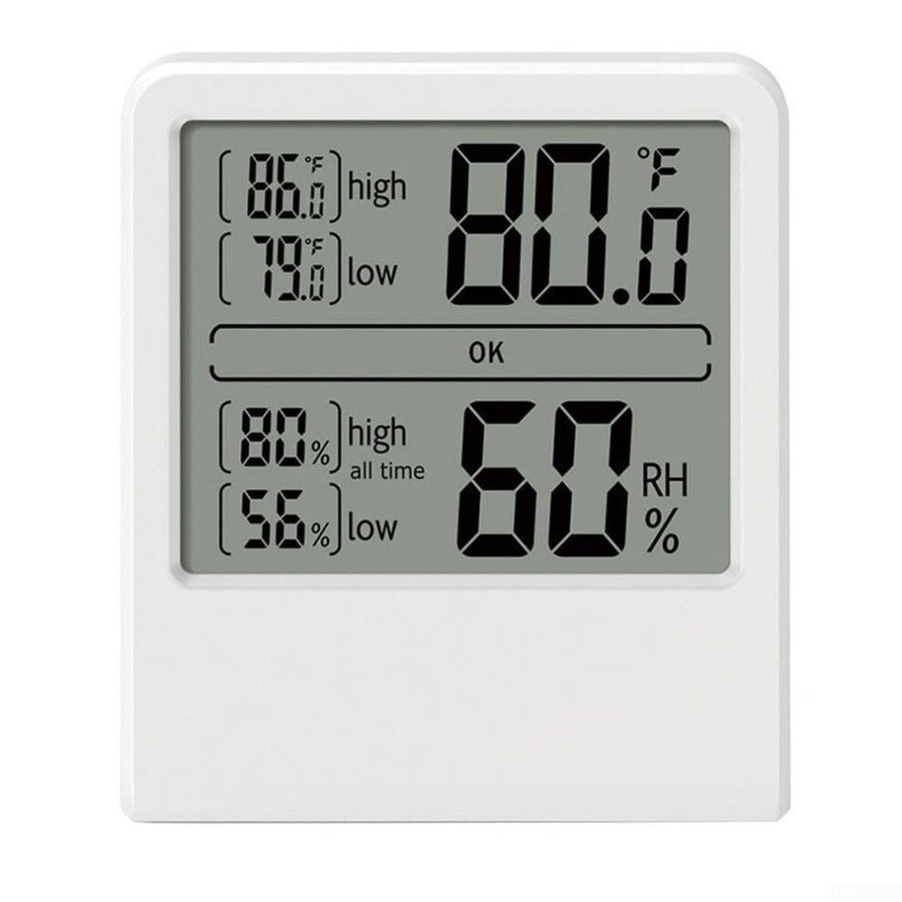 Digital Hygrometer Thermometer with Magnetic Mount, UltraThin Indoor Temperature and Humidity Monitor