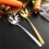 Stainless Steel Pasta Server with Ergonomic Grip, Spaghetti Spoon and Strainer Tool, Silver 4
