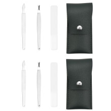 Ensemble de manucure multifonctionnel, en acier inoxydable, léger et ergonomique, idéal pour une utilisation en salon ou à domicile, et parfait