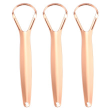 Stainless Steel Tongue Scraper, Bpa-Free Oral Hygiene Tool for Bad Breath Cure, Ergonomic Design, Quick & Easy Use, Durable & Bend-Proof Handle, Extr
