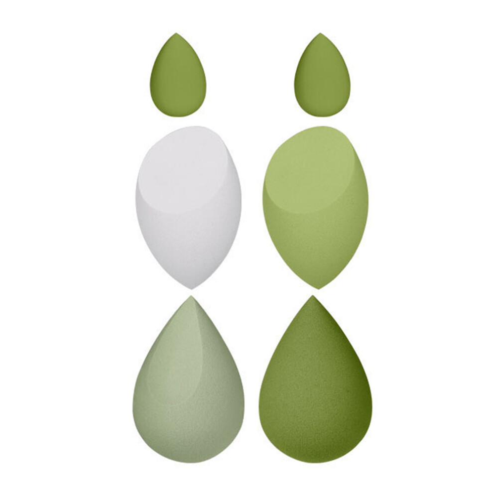Versatile Big Sponge Set For Professional Makeup Application, Highly Dense Makeup Blender, Super Soft And Elastic, Ideal For Wet Or Dry Use, Latex-Fr