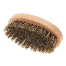 Kartáč na vousy pro muže s přírodními štětinami, nástroj na péči o vousy, pánský stylingový hřeben pro různé styly vousů,