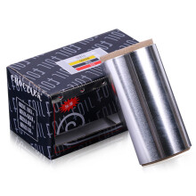 Rolo de papel alumínio para coloração capilar, papel alumínio liso, folhas de alumínio para aplicação de coloração, papel alumínio de