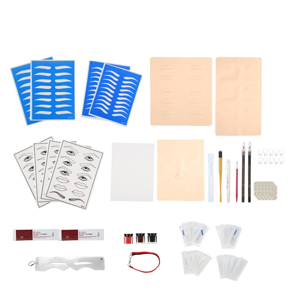 Micropigmentation Pen Permanent Makeup Blades Manual Eyebrow Tattoo Set Stainless Steel Disposable Microblade Needles Safe And Durable With Pigment R