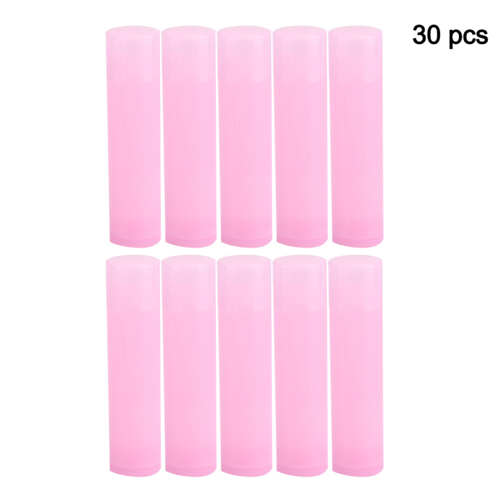 Leak Proof Design Twist Up Refillable Tubes Empty Deodorant Container Rotatable Lip Balm Tubes BPA Free Plastic Lightweight Reusable For DIY Homemade