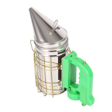 Bee Hive Smoker Stainless Steel, Heat Shield Beekeeping Equipment With Powerful Motor And Easy Operation For Safe Honey Keeper Beehive Tool
