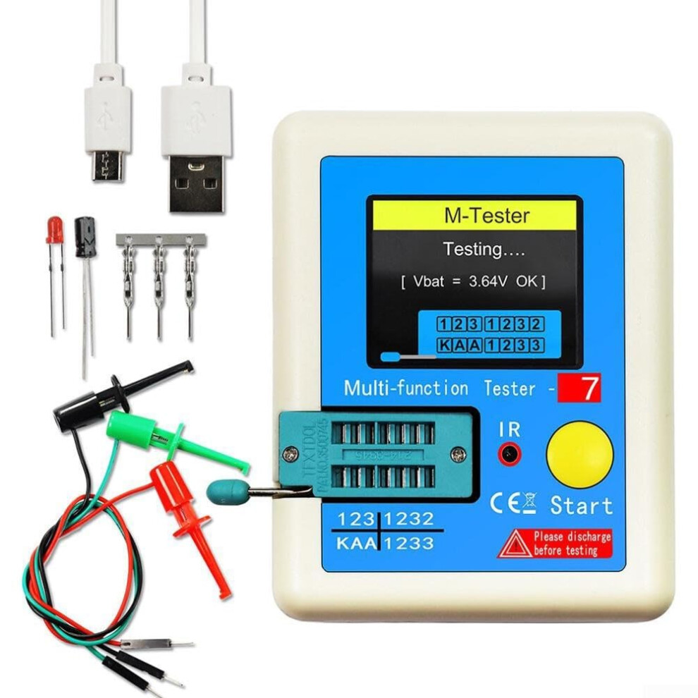 Lcr7 Transistor Tester For Precision Measurement Of Electronic Components 9199774543637
