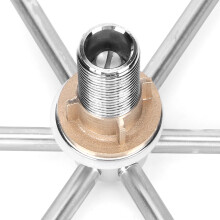 Stainless Steel Coffee Cup Rinsing Faucet Head for Bars & Beverage Serving