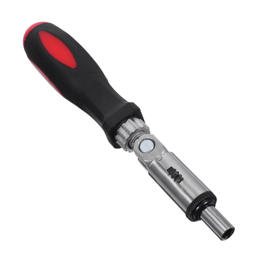 Multifunction Ratchet Screwdriver With 180 Degree Adjustable Angle And Ergonomic Compact Design 9382693164971