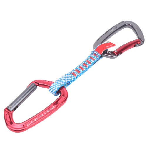 Climber's Choice, Polyester Construction Quickdraw, String Sling Protector, Lightweight Compact Size Carabiner For Unmatched Performance 2