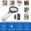 3 LED Licht 45X Handheld Lupe Lesen Lupe Objektiv Schmuck Lupe 5