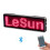 LED Scrollanzeige 97*28*6mm Blau Mobil Programmierbar 8-Gruppen-Programm Umschaltung 4