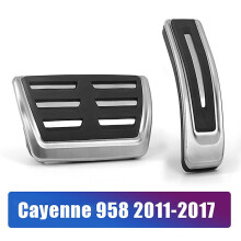 Pedal Pads for Porsche Cayenne 958 2011-2017 AT 2pcs Pedal Anti-Slip Pads