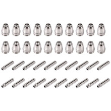 40 Stuks AG60 Plasmasnijtoorts Verbruiksartikelen SG55 Plasmasnijderset 60A AG-60 Plasmatoortstipelektrodemondstuk