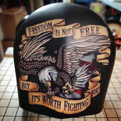 Motorcycle Horn Cover, Compatible with Harley, Skull Decorative Black Modification