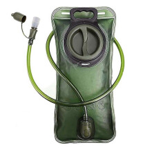 Bustina idratazione 2L verde materiale EVA resistente alla temperatura design valvola a mordita bustina idratazione per esterni
